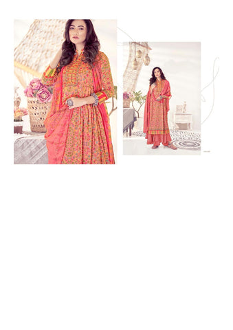 Kesar Karachi Presents Kaani Jam Satin Fancy Designer Sawlar Suits