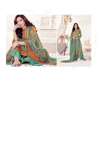Kesar Karachi Presents Kaani Jam Satin Fancy Designer Sawlar Suits