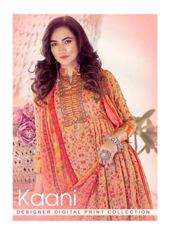 Kesar Karachi Presents Kaani Jam Satin Fancy Designer Sawlar Suits