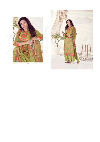 Kesar Karachi Presents Kaani Jam Satin Fancy Designer Sawlar Suits
