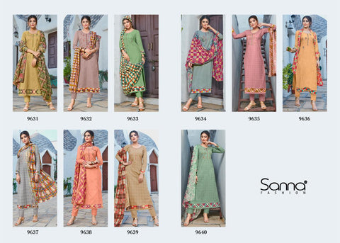 Muse Presents Pure Cotton Printed Fancy Deisnger Salwar Suits