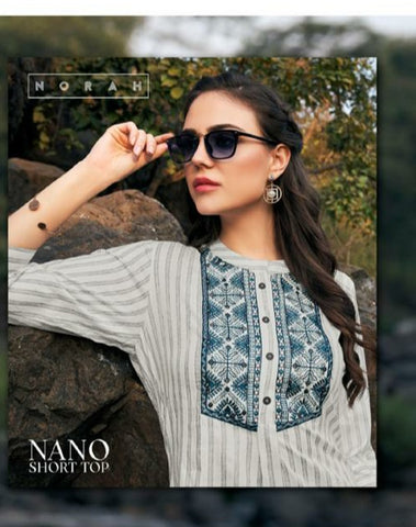 Neha Fashion Nano Rayon Designer Beautifull Kurtis