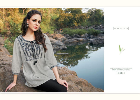 Neha Fashion Nano Rayon Designer Beautifull Kurtis