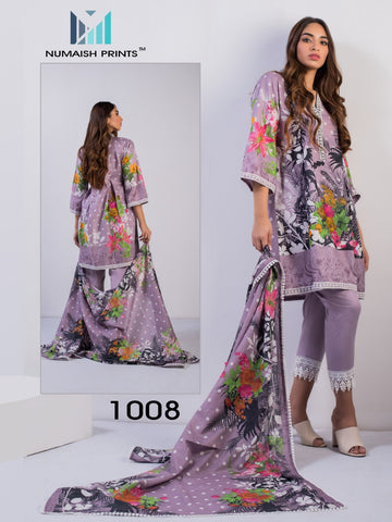Numaish Prints Mishaal Lawn Cotton Heavy Designer Salwar Suits