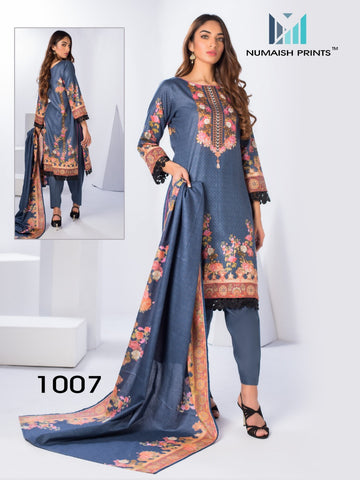 Numaish Prints Mishaal Lawn Cotton Heavy Designer Salwar Suits