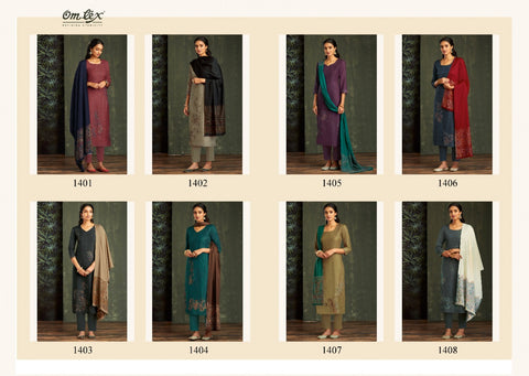 Om Tex Aadya Pashmina Designer Salwar Suits