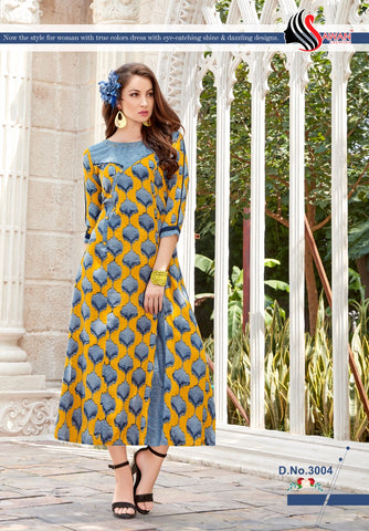 Sawan Creation Fizza Vol 3 Rayon Heavy Designer Salwar Kurtis