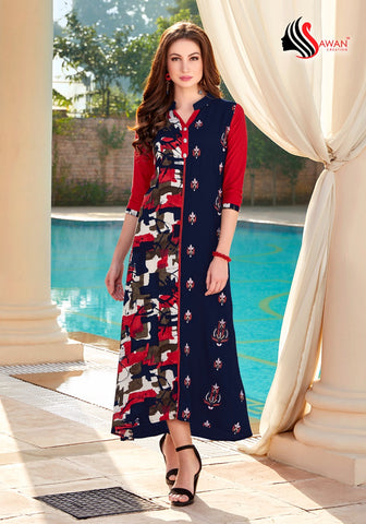 Sawan Creation Fizza Vol 3 Rayon Heavy Designer Salwar Kurtis