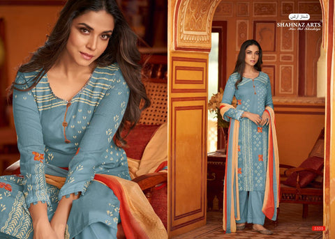 Shahnaz Arts Gul Bahar Pashmina Designer Salwar Suits