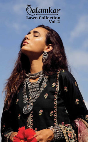 SHREE FABS QALAMKAR LAWN COLLECTION VOL 2 EMBROIDERED SUITS