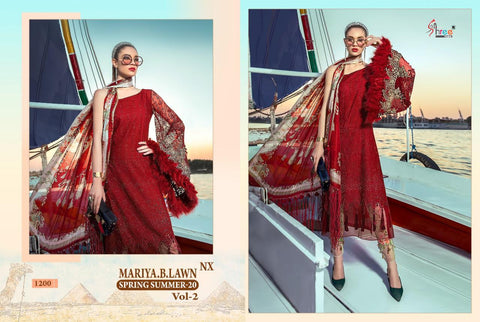 SHREE FABS SPRING SUMMER 20 VOL 2 NX PAKISTANI EMBROIDERED SUIT COLLECTION