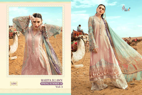 SHREE FABS MARIYA B LAWN B VOL 3  HEAVY EMBRODERY COLLECTION