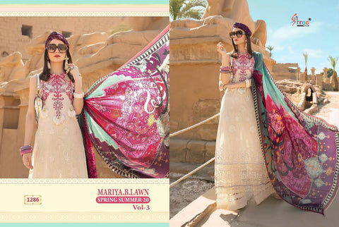 SHREE FABS MARIYA B LAWN B VOL 3  HEAVY EMBRODERY COLLECTION