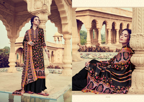 Zulfat Designer Studio Winter Affair Vol 2 Pure Pashmina Pakistani Designer Salwar Kameez